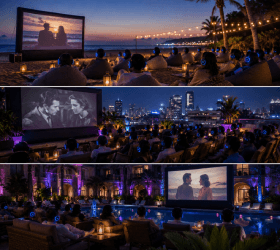 Quiet Screen Beach Cinema